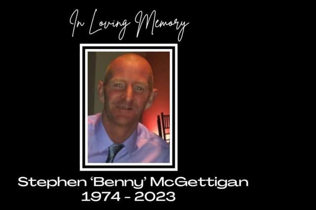 Benny McGettigan  tributes