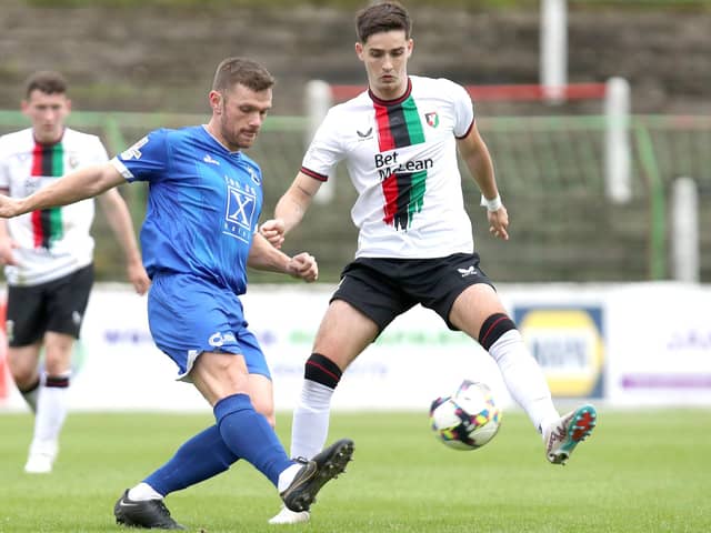 Kealan Dillon has been one of Dungannon Swifts' standout stars this season. PIC: INPHO/Declan Roughan