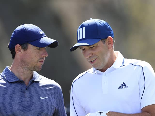 Rory McIlroy and Sergio Garcia fell out following Garcia’s move to LIV Golf.