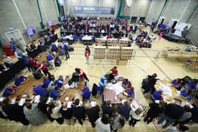 One of the election counts last week, Banbridge. For the first time, nationalist parties have clearly outpolled unionist parties, by 2.6%. Unionists must be tempted to circle the wagons. Yet this has only consolidated DUP dominance within a shrinking unionism. And unionism has an advantage – republican complacency