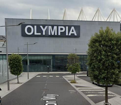 The Olympia Leisure Centre in south Belfast. A controversial proposal by Belfast City Council to put Irish language signage at the leisure centre has been put to public consultation