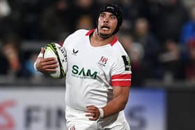 Ulster's Juarno Augustus. (Photo by Charles McQuillan/Getty Images)