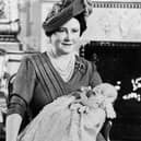 Baby Charles with the Queen Mother in 1948