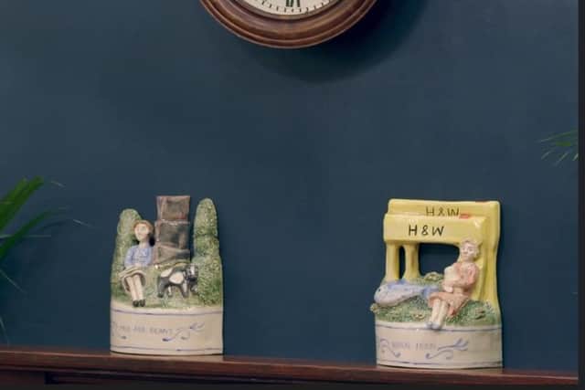The Belfast firm’s iconic landmarks were featured as a childhood memory after Northern Ireland contestant Donna made them into a Staffordshire flatback. Entitled there’s ‘No Place Like Home’, Donna depicted ‘Samson and Goliath’ and Milton Keynes after being challenged to make a pair of non-identical Victorian mantlepiece classics which tells a personal story in Channel 4's The Great Pottery Throw Down