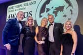 Stena Line has been awarded the accolade of Best Ferry Company at the 34th Northern Ireland Travel & Tourism Awards held at the Slieve Donard Hotel, Newcastle. Pictured is Stena Line’s travel commercial manager Orla Noonan picks up the award for Best Ferry Company at the 2026 NI Travel & Tourism Awards