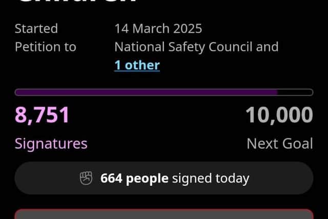 Signatures to help get road safety measures after Caitlin McMullan death