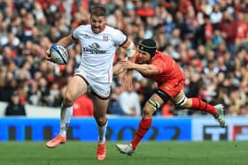 Ulster's Stuart McCloskey in action against Toulouse during the Heineken Champions Cup last April. (Photo by David Rogers/Getty Images)