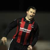 David Rainey, pictured as a player in 2013, has accepted the role of Crusaders assistant manager. (Photo by by Darren Kidd/Presseye.com)