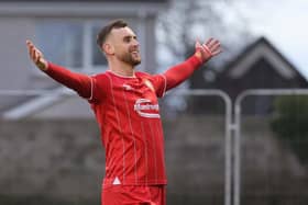 Zach Barr has enjoyed a dream start to life at Portadown. PIC: David Maginnis/Pacemaker Press