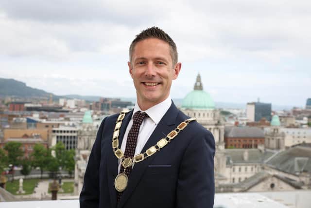 Pictured after the Ulster Society’s AGM is new Chartered Accountants Ulster Society chairman, Mark Lawther