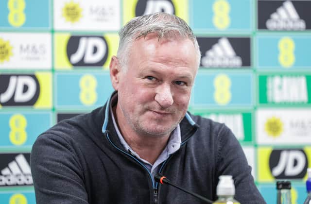 Michael O’Neill will lead Northern Ireland into an upcoming UEFA Nations League campaign with the draw scheduled for Thursday. PIC: William Cherry/Presseye