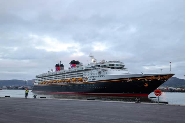 Disney Dream will be calling at Belfast for the first time.