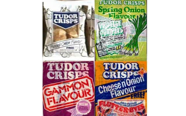 Some of the Tudor Crisps range