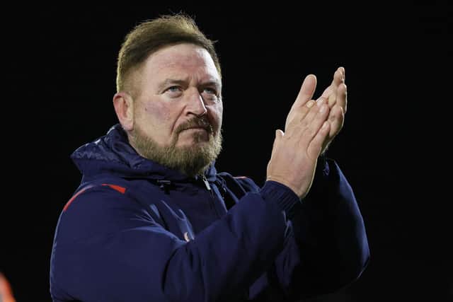 Portadown manager Niall Currie. PIC: David Maginnis/Pacemaker Press