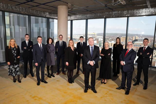 CBRE NI’s Valuation and Professional Services team, pictured with CBRE NI managing director Brian Lavery has become the largest of its kind in Northern Ireland following several key appointments
