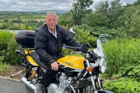 DUP MP Sammy Wilson says he rode this motorbike to Parliament, while Jeffrey Donaldson took the tube.