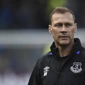 Everton legend Duncan Ferguson is set to become Glentoran's new manager. (Photo by OLI SCARFF / AFP via Getty Images)