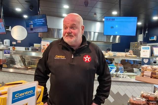 Tom Greene of Centra at Lake Road, Craigavon. He revealed they have invested £500k on new services at the filling station and supermarket including a dog wash pot and high-powered jet car wash.