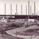 Craigavon Shopping Centre, now Rushmere, under construction. LM1310-504con