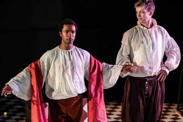 Sam Claridge and Corey Montague-Sholey in The Trumpet & The King