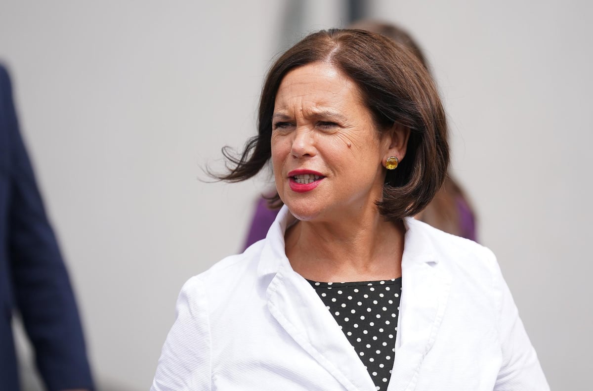 Sinn Fein leader Mary Lou McDonald will not rule out forming government with Fine Gael
