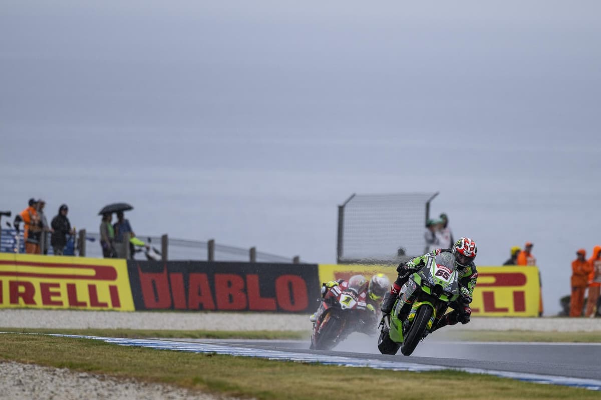 The Northern Ireland rider led for nine laps before he was overtaken by Alvaro Bautista
