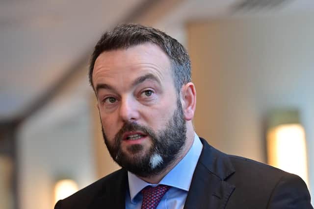 The state of the health service in Northern Ireland would “embarrass a third world country”, SDLP leader Colum Eastwood has said.
Photo: Colm Lenaghan/Pacemaker