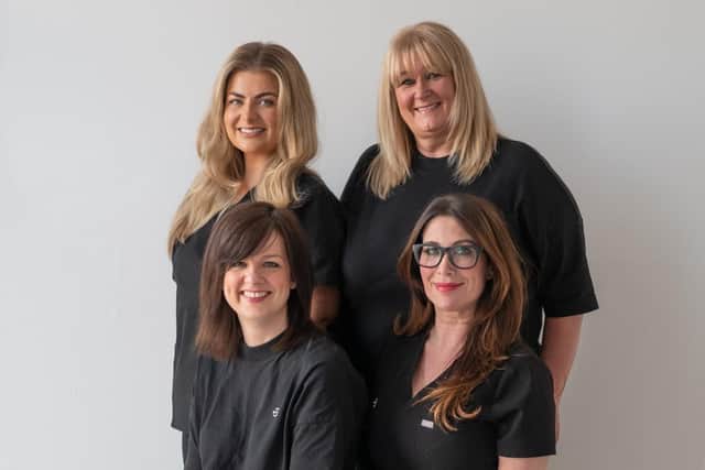Belfast's Paste Dental team members: Carla Cassells, Elaine Magill, Heather Hagan and Dr Fiona Stweart