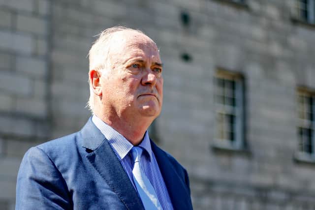 File photo dated 10/07/22 of former Taoiseach John Bruton arrives for the National Day of Commemoration Ceremony, held to honour all Irishmen and Irishwomen who died in past wars or on service with the United Nations, at Collins Barracks in Dublin