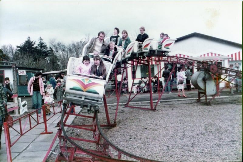As well as animals, the SAFARI park offered other family attractions including slides, rides and trains