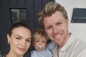 Stephen Vincent from Manchester and Kylee Vincent from South Africa settled in Killinchy Co Down and started a family in Northern Ireland (PA)