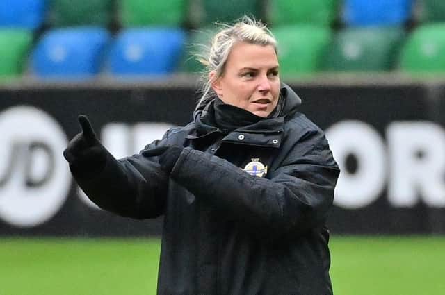 Northern Ireland senior women’s manager Tanya Oxtoby. (Photo by Colm Lenaghan/Pacemaker)