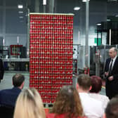 Prime Minister Rishi Sunak (left) and Northern Ireland Secretary Chris Heaton-Harris hold a Q&A session with local business leaders during a visit to Coca-Cola HBC in Lisburn, Co Antrim in Northern Ireland. Mr Sunak is visiting Northern Ireland to sell the Windsor Framework deal secured with the European Union. Picture date: Tuesday February 28, 2023.