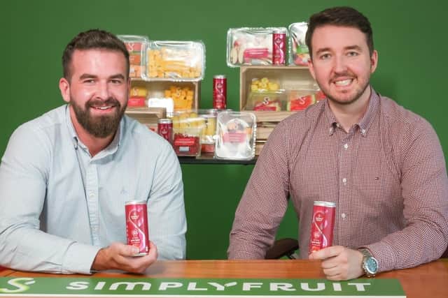 Directors of Simply Fruit in Craigavon Connor and Pat McCann Jnr