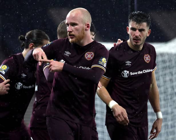 Northern Ireland striker Liam Boyce has extended his contract with Hearts