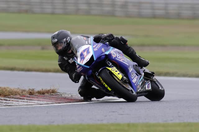 Supersport race winner Richard Cooper on the BPE by Russell Racing Yamaha at Bishopscourt