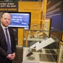 Ben Connah, secretary to the UK Covid-19 Inquiry at EastSide Partnership's exhibition, Atishoo Atishoo We Don’t Fall Down: Pandemics Past and Present, at the Ulster Museum in in Belfast. The inquiry chaired by Baroness Hallett will sit in Belfast for three weeks from next Tuesday