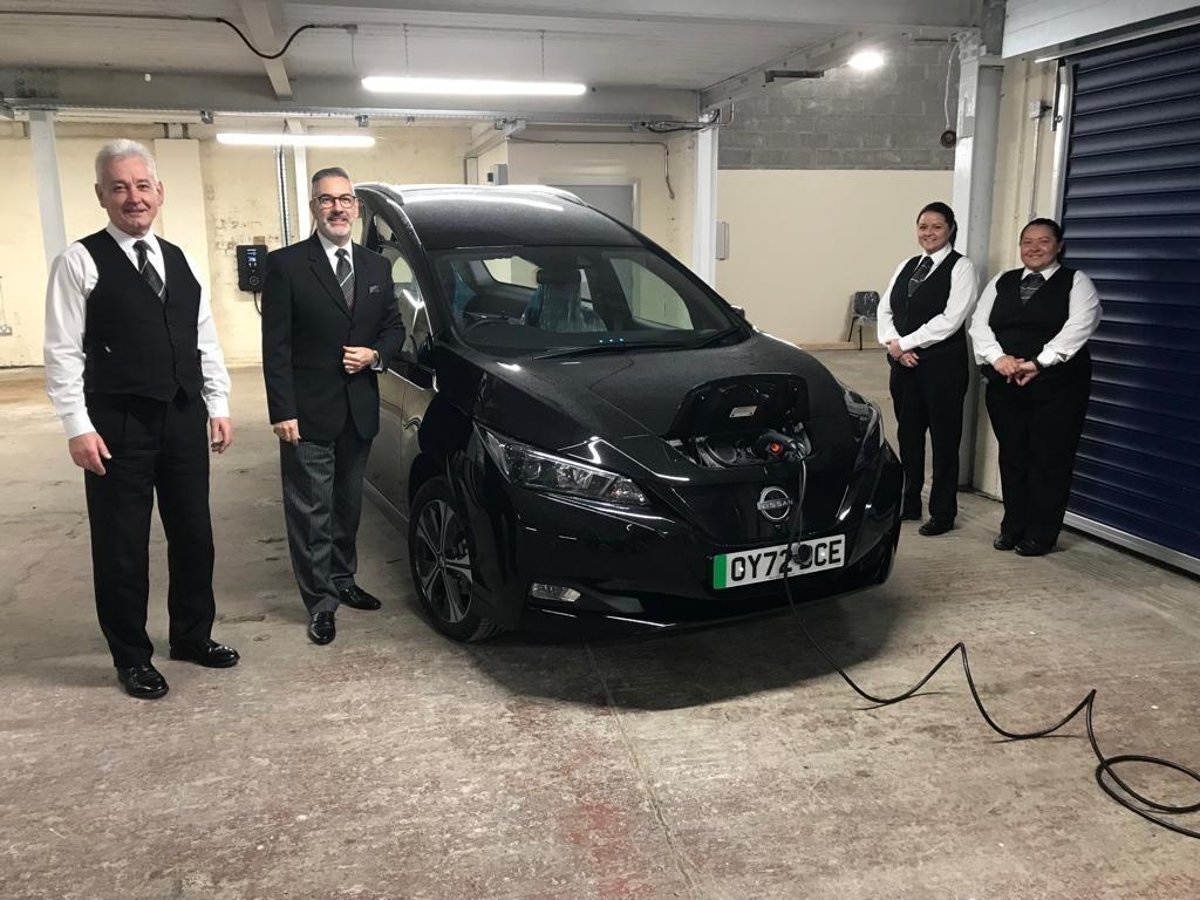 Families in Northern Ireland can give loved ones an environmentally friendly send off thanks to electric hearse