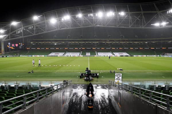 The Aviva Stadium in Dublin will host the Europa League final on Wednesday, May 22