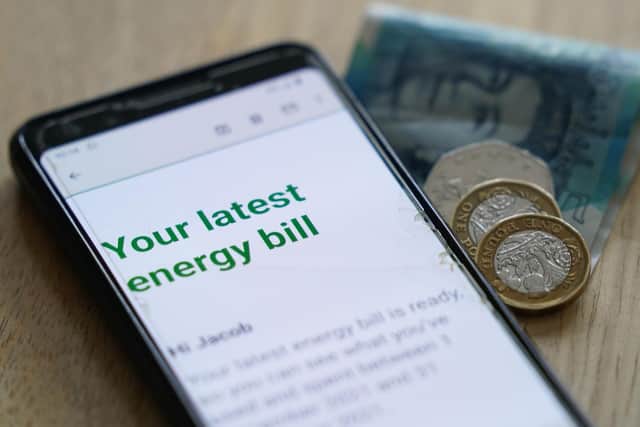 Energy bills continue to mount especially with the removal of the EPG. Photo by Jacob King/PA Wire