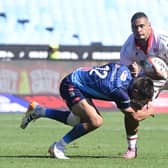Ulster's Juarno Augustus against the Bulls last weekend in Pretoria, South Africa. (Photo by Sydney Seshibedi/Gallo Images/Getty Images)