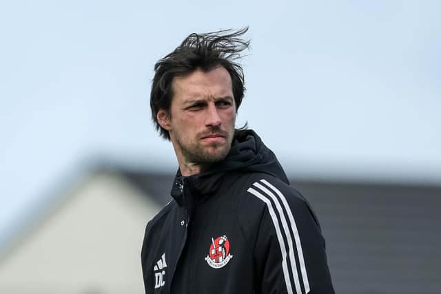 Crusaders manager Declan Caddell. (Photo by David Maginnis/Pacemaker Press)