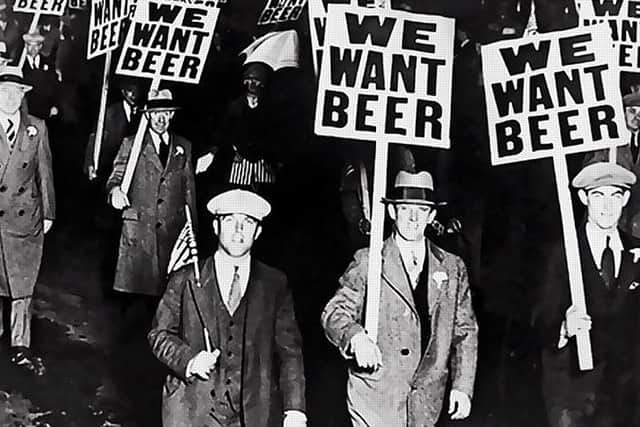 Protesting against Prohibition in a thirsty USA.