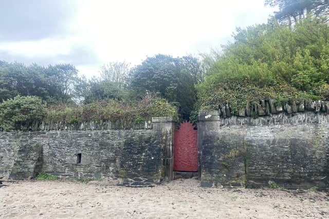 Alison Fromont's Gate 'in the sea wall at Ballyholme Bay'