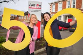 Action Cancer’s Public Fundraising Manager, Leigh Osborne is pictured with Its4women Marketing Manager, Kerry Beckett