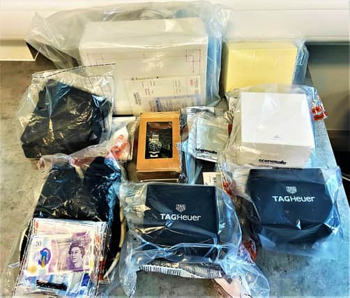 Some of the seized items