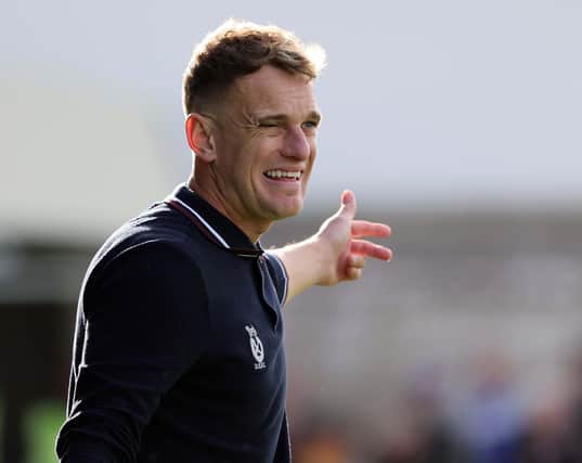 Dungannon Swifts manager Dean Shiels