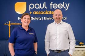 Northern Ireland health, safety, and environmental consultancy Paul Feely & Associates (PFA) is expanding its team, investing in new services and new technology as demand for its support continues to grow. Pictured is Emma Turley, operations director with Paul Feely, managing director PFA