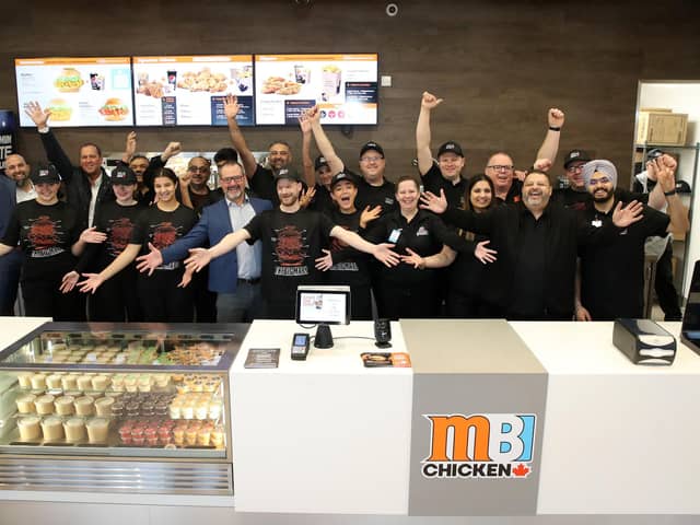 Mary Brown's (MB) Chicken, the largest Canadian-owned quick serve chicken restaurant and voted Canada’s best fast-food chain, has opened its first UK branch in Lisburn. Pic credit: MB Chicken