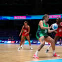 ​Lisa Bowman on show for Northern Ireland’s netball squad during the summer Commonwealth Games in Glasgow. (Photo by Paul Harding/Getty Images)